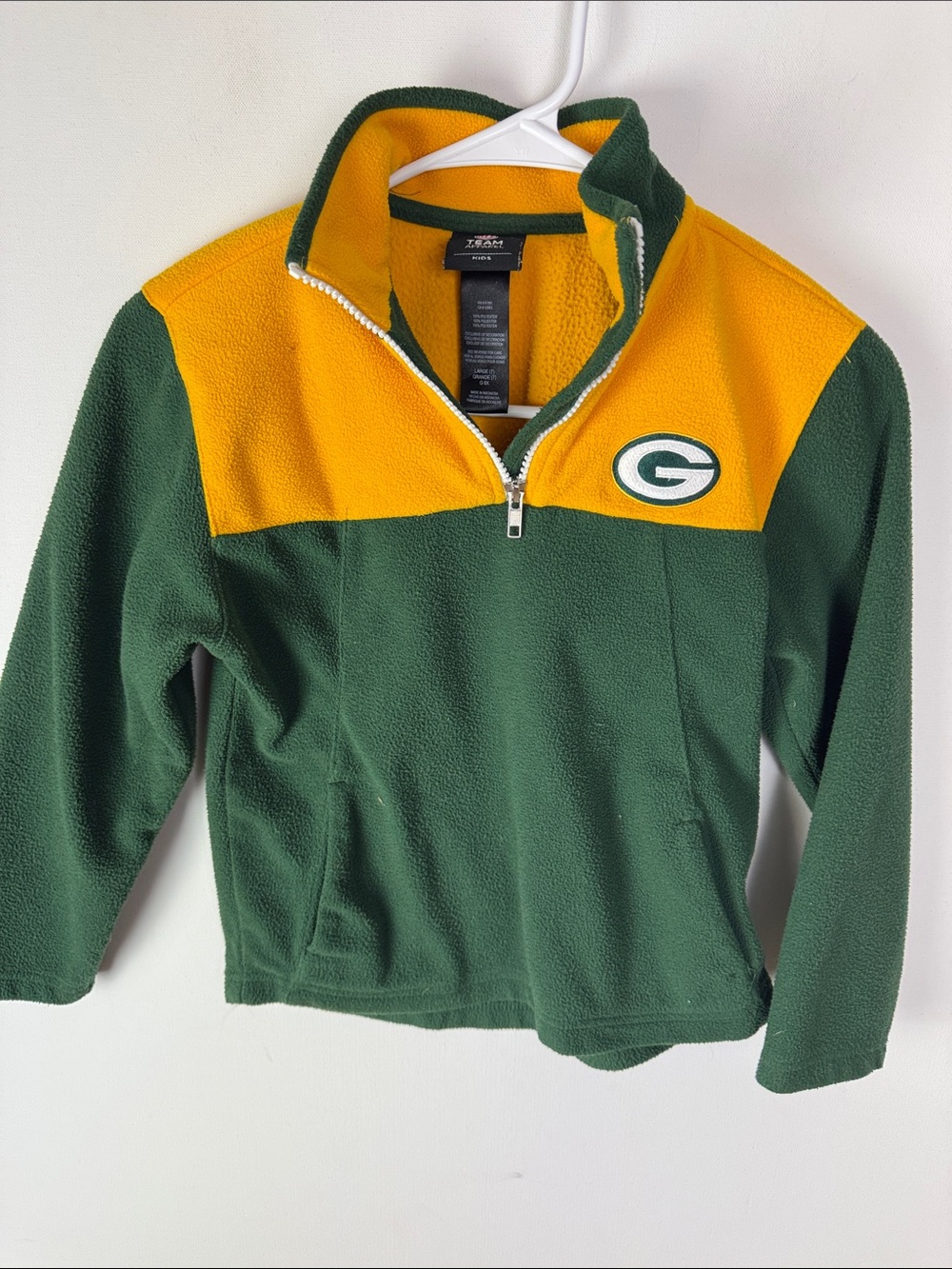 VTG NFL Packers Fleece - Kids Large